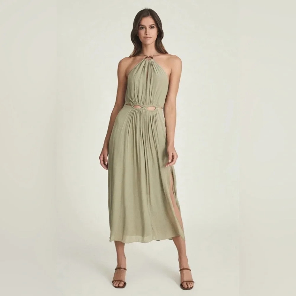Reiss MARTA RESORTWEAR MIDI DRESS